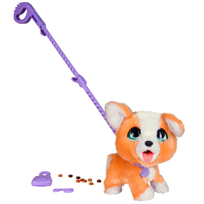 Интерактивная игрушка Корги на поводке FurReal Friends 22 см Hasbro 42740 1